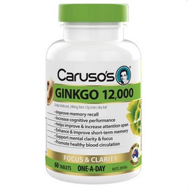 Caruso's Ginkgo 12000 60 Tablets