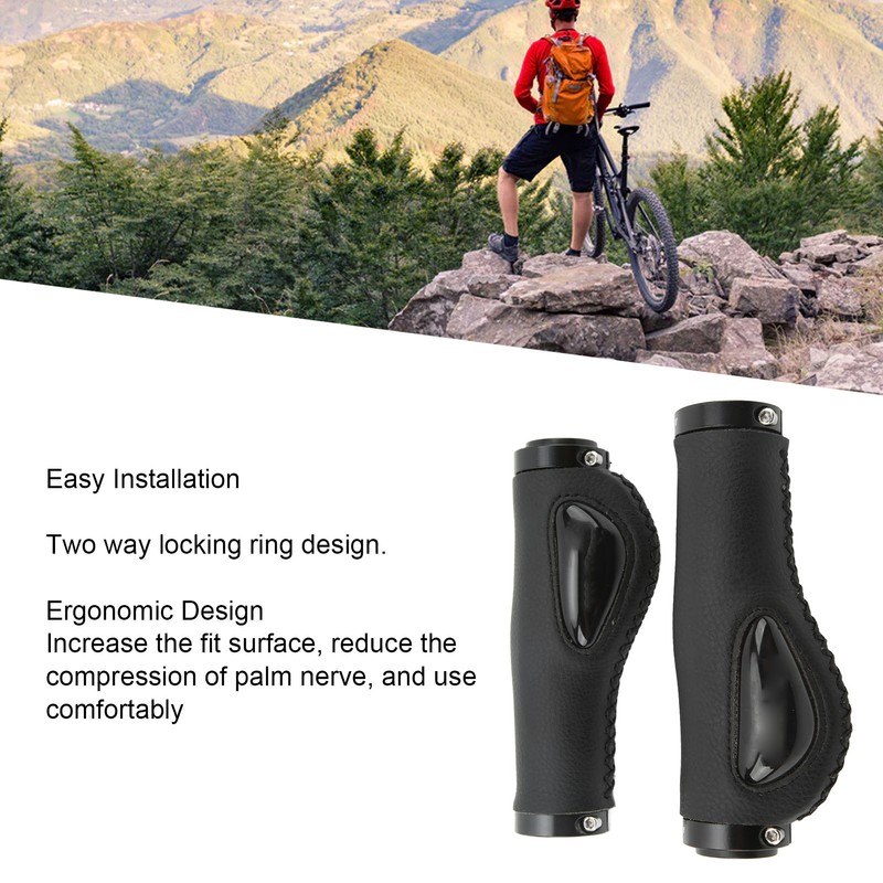 1Pair G612 Bicycle Handlebar Grips Anti Slip Bike Handle Grips