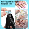 MORGLES MORGLES Acrylic Nail Clipper with Magnets, Magnet Nail Cutters