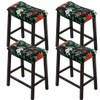 Bifaunvogel Bar Stool Cover Rectangle Set of 4 Printed Stretch