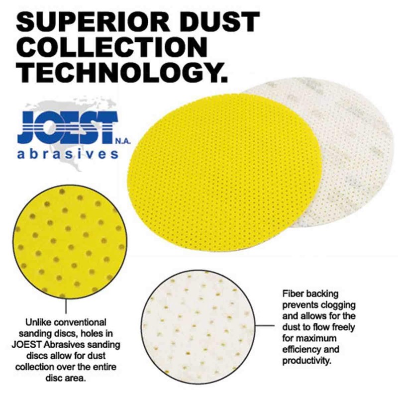 Joest 9" Round Drywall Sanding Discs for Porter Cable 7800