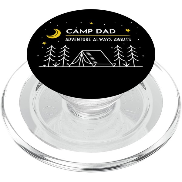 Camp Dad - Classic Camping Father’s Day PopSockets PopGrip for