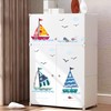 WandSticker4U® - Tile Stickers Sailing Boat Children I Wall Pictures: