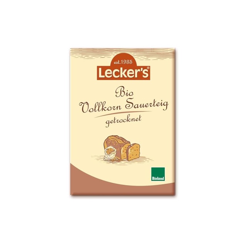 Lecker Organic Sourdough Dried (2 x 30 g)