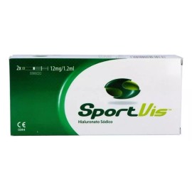 CORNE Sportvis 12mg/1.2ml Caja 2 Jeringas Prellenadas