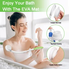 Back Cream Aid Set - 3 Interchangeable Pads - Foldable Back Cream with Long Handle - 2023 Optimal Back Care