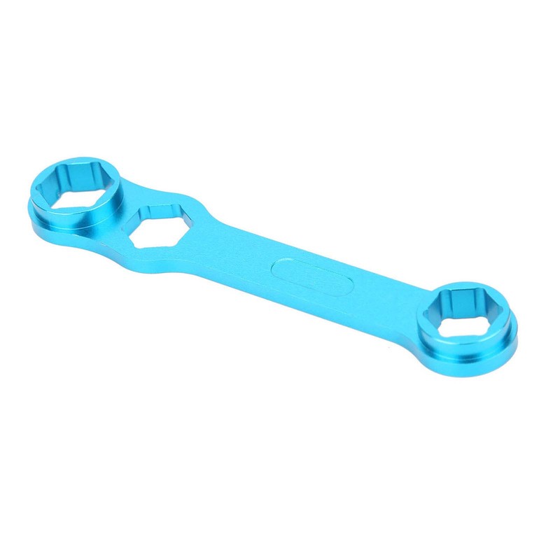 DIY Casting Fishing Reel Wrench Blue Aluminium Alloy Spanner Repairing