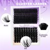 Individual Cluster Lashes D Curl Lash Clusters Effect Mixed Natural