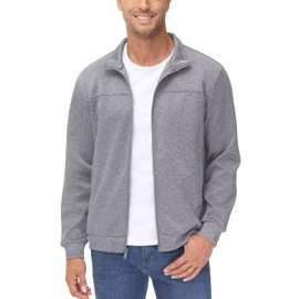 MAGCOMSEN Men's Active Jackets Full Zip Jackets Lightweight Track Jackets Keep Warm Jacket Workout Jacket Casual Outerwear Athletic Jacket