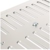 9" x 6" Adjustable Air Vent Satin Anodised Aluminium/Metal Chrome