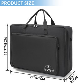 IBVIVIC 10 Par 5/16'' Padded Spotlight Bag Stage Lighting Storage Bag for 10 Par Lights Bag with Dividers, Handle, Straps