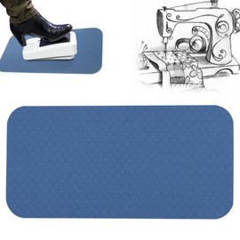 CHENNAN Sewing Machine Pedal Mat, Sewing Machine Foot Pedal Non-Slip Pad, Sewing Machine Pedal Mat, Sewing Mat, Protects Floor Foot Pedal Mat for Sewing Machines, Fixed Place, 34 x 17 x 0.8 cm (Dark