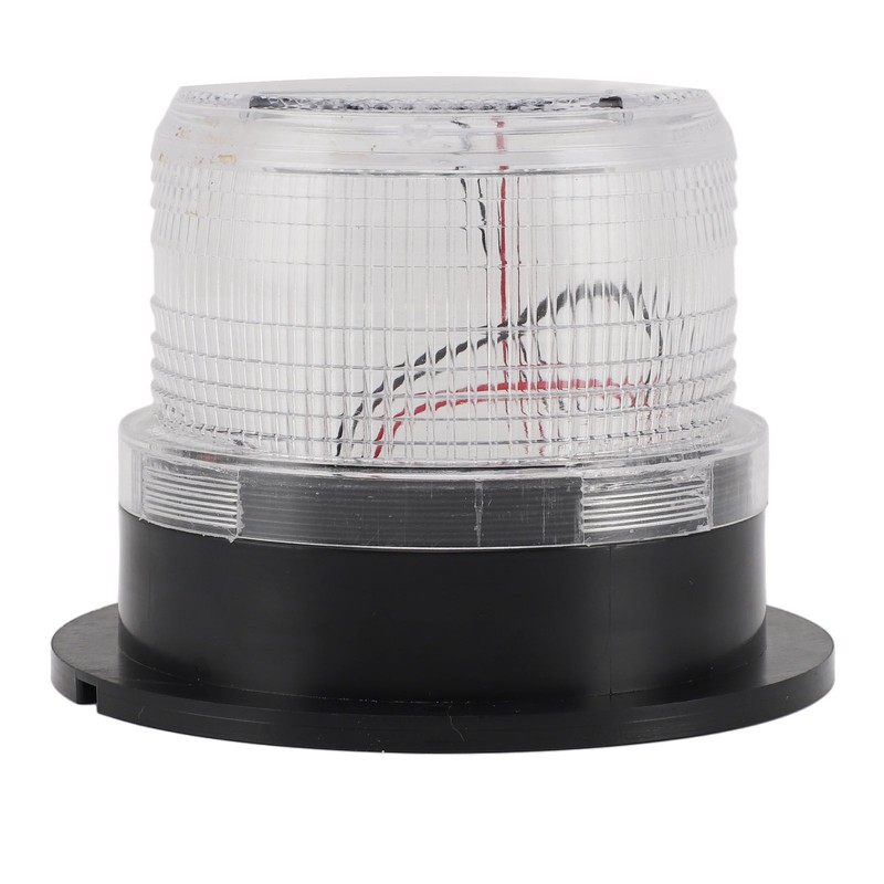 Solar Strobe Warning Safety Flashing Light Waterproof LED Emergency Warning