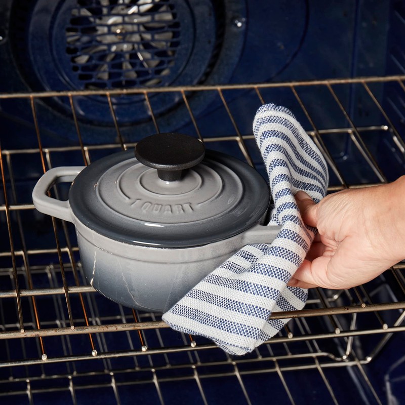 Smith & Clark 1-Quart Enameled Cast Iron Dutch Oven Pot