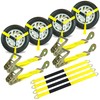 VULCAN Economy Car Tie Down Kit with 4 Lasso Straps,