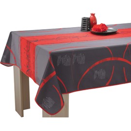Le linge de Jules Tischdecke, Polyester, Rot, Rechteckig 150 x 300 cm