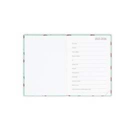 Legami - Photo Daily Planner 2025-2026, Hedgehog, 16 Months Small, Diary September 2025 to December 2026, Elastic Closure, FSC Certified Paper, 9.5 x 13.5 cm