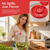 2Pcs Plastic Salt and Pepper Shakers Moisture Proof Spice Dispenser
