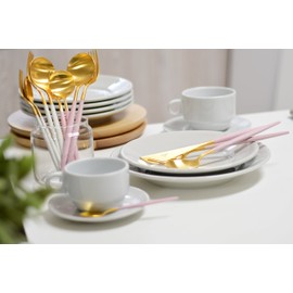 Cutipol GOA Pink Gold Dessert Fork G007PKGB