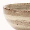 Shigaraki Ware MR-3-3491 Hechimon Rice Bowl, Small, Ash Brush, 4.5
