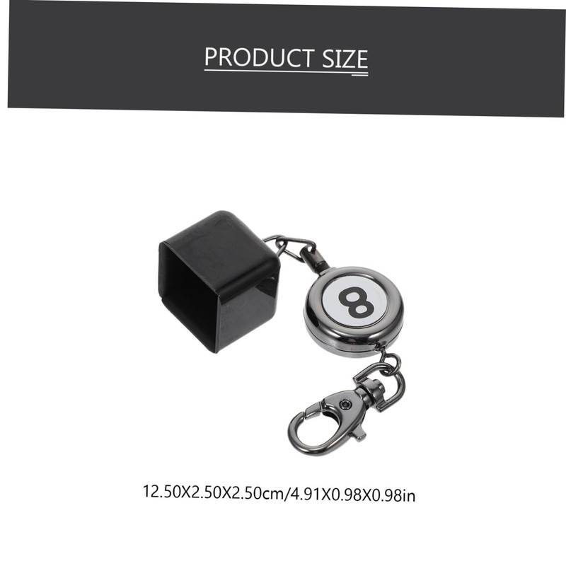Kisangel Keyring Cue Chalk Holder Pool Chalk Holder Pocket Professional