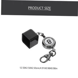 Kisangel Keyring Cue Chalk Holder Pool Chalk Holder Pocket Professional Billiard Cue Chalk Pool Table Accessories Snooker Game