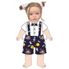 BABESIDE 2 PCS Reborn Baby Dolls Clothes for 17-22 Inch