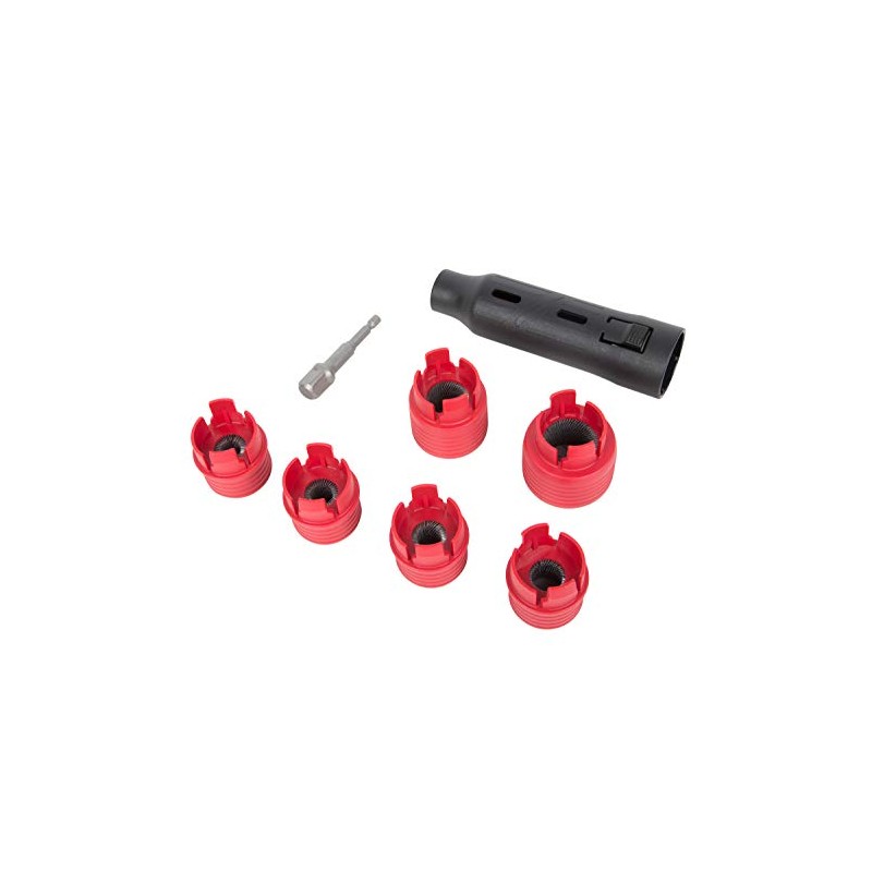 Steelman 8-Piece Automotive Wheel Stud Cleaner Tool Set for Removing