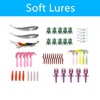 TUXIBIN 101 Pieces Fishing Lures Mixed Including Spinner, VIB, Height