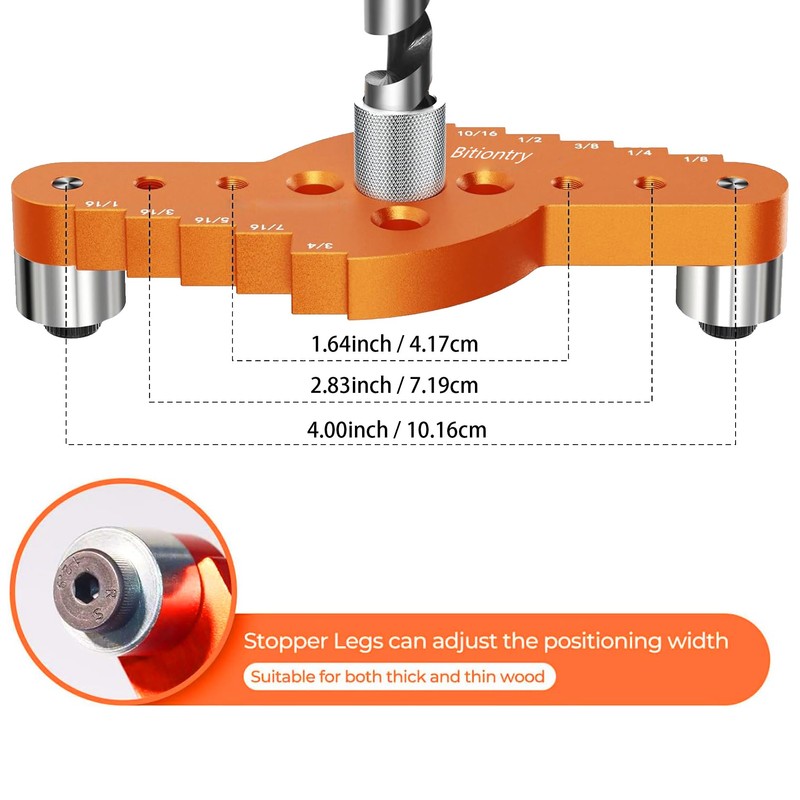 Dowel Jig Kit for Floating Shelf Bracket(& 1/2" x 11.8"