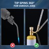 TAUSOM Propane Mapp Gas Torch Head 360° Rotatable Nozzle, Plumbing