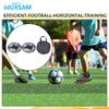 2Pcs Soccer Top Bins Target Net, 60cm/23.6in Black Fold-able Football