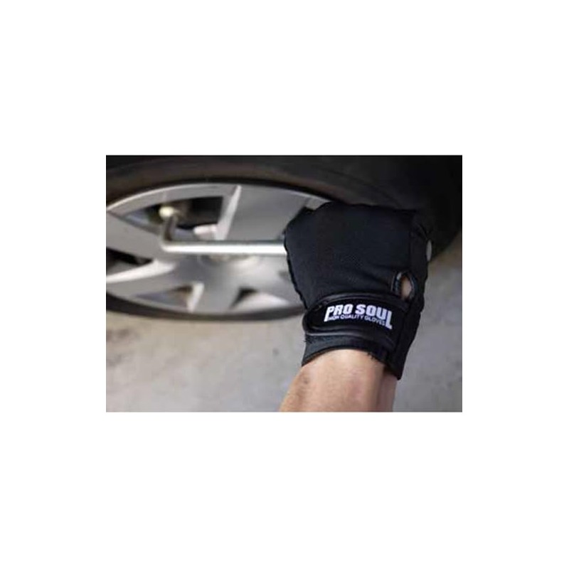 Fuji Gloves PS-993 Synthetic Leather PU Gloves, Blue, M