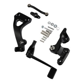 TCT-MOTORPARTS Gloss Black Mid Controls Brake Side Fit For Harley Fat Bob Sport Glide Fat Bob FLSB FXFB FXFBS 2018-Later 2019