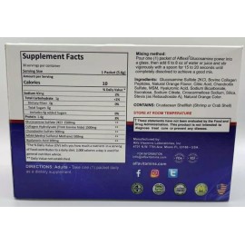 Alfa Alflexil Glucosamine Healthy Joints ~ 30 Powder Packets ~ Orange FLVR~ EXP 6/25