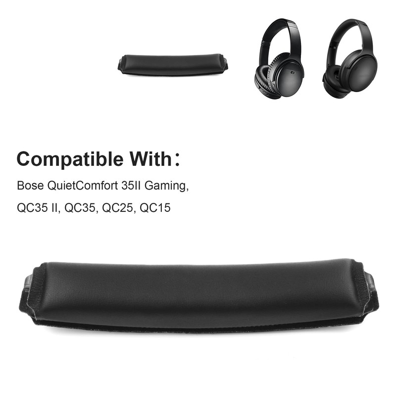 Replacement QC35 Protein Leather Headband Pad Compatible with Bose QuietComfort