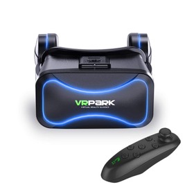 Zhangming Gafas Realidad Virtual VR con Mango Bluetooth, el VR Sun actualizado, Equipado con un Gran Campo visión y un Auricular estéreo Alta...      