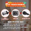 HLSC-KXAKL 12V 1A Transformer Plug for String Light Fountain Lights,