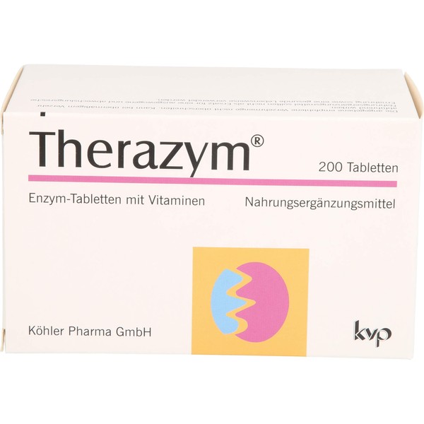 Therazym Tabletten mit Enzymen  und Vitaminen, 200 St. Tabletten