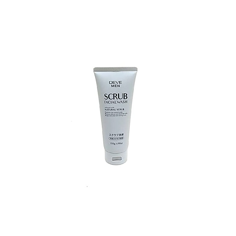 Kumano Oil Divmen Scrub Cleansing Foam, 4.6 oz (130 g)