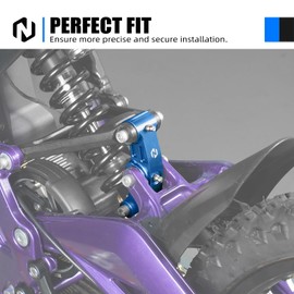 NICECNC Rear Shocks Progressive Suspension Link Blue Rear Suspension Linkage Compatible with Surron Light bee X/S/L1E Compatible with Segway X160/X260 See Fitment