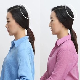 Women's human hair volume up hair volume maintenance mulberry wig large 8cm natural brown / 여성 인모 볼륩업 헤어볼륨 유지 뽕 가발 대 8cm 내츄럴브라운