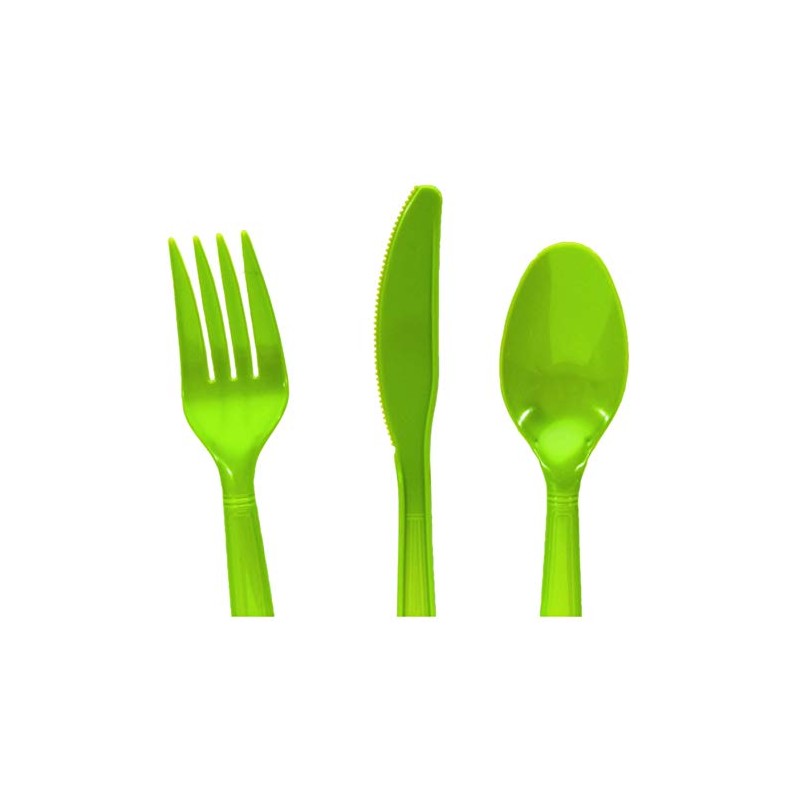 Heavy Duty Plastic Cutlery Set 96 pieces ( 32 spoons,