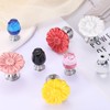 sourcing map 2pcs Toilet Button Pusher, Toilet Tank Button, Crystal