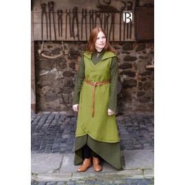 Burgschneider - Wrap Dress Dala Cotton - Lime Green (L/XL, Unisex, Cotton) Medieval Fantasy - Maiden