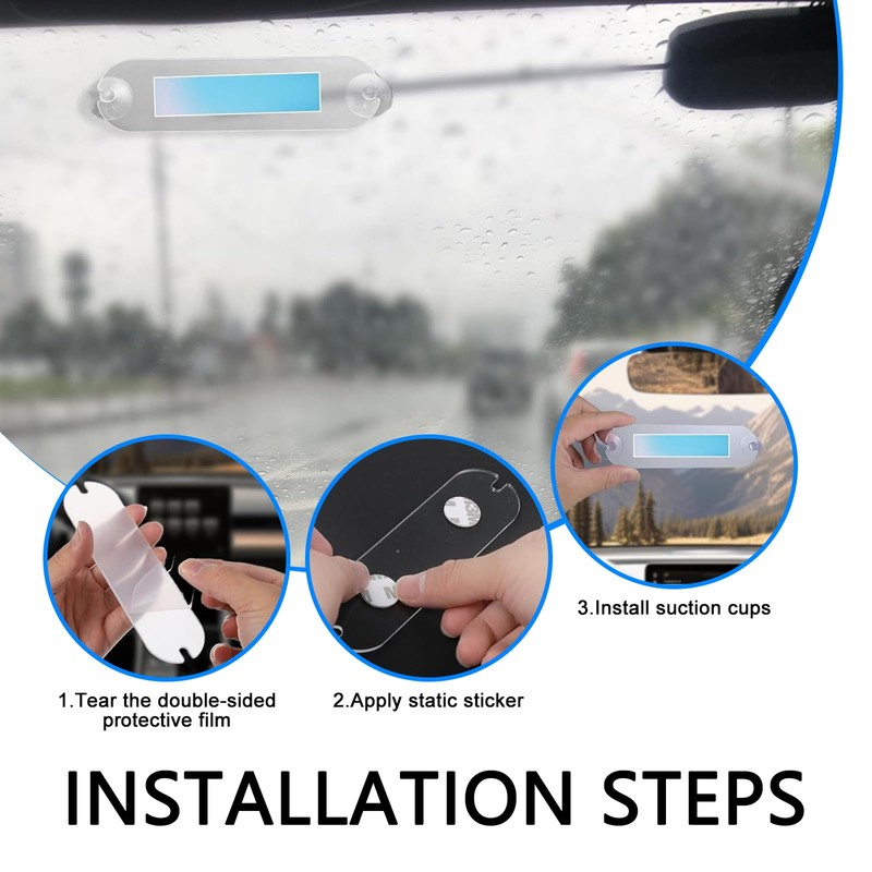 2PCS EZ Pass Holder, Transponder Holder, EZ Pass Holder with