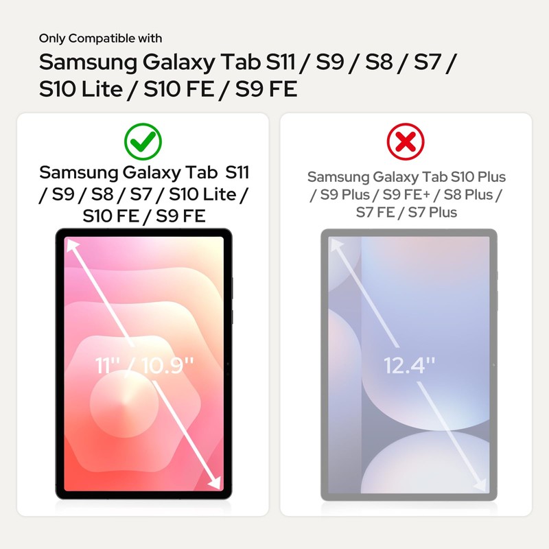 MOBDIK 2 Pack AR Screen Protector for Galaxy Tab S11