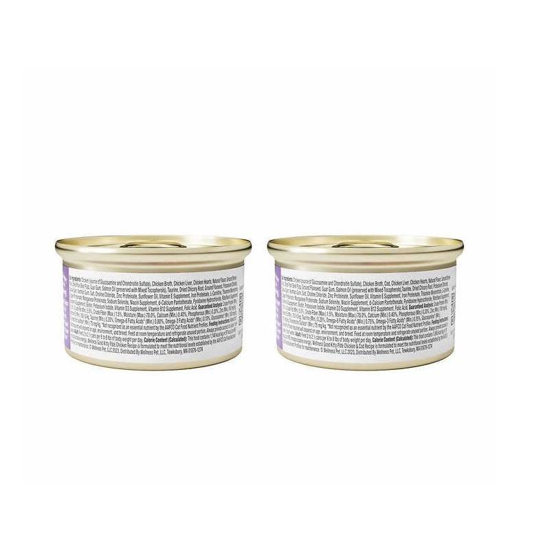 Wellness Good Kitty Wet Cat Food Pate Variety Pack, 3