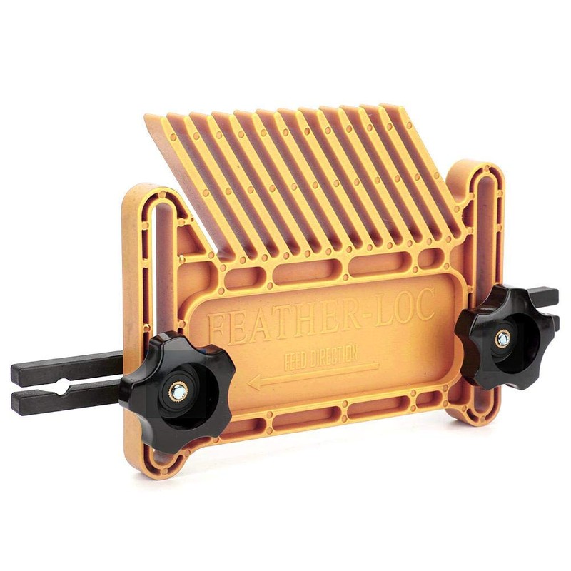 Universal Featherboard Attachment, Dual Stackable Multi-Functional Woodworking Miter Lock System