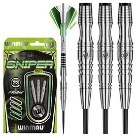 Winmau Sniper 23g Tungsten Darts with Prism Flights and Shafts (Stems)